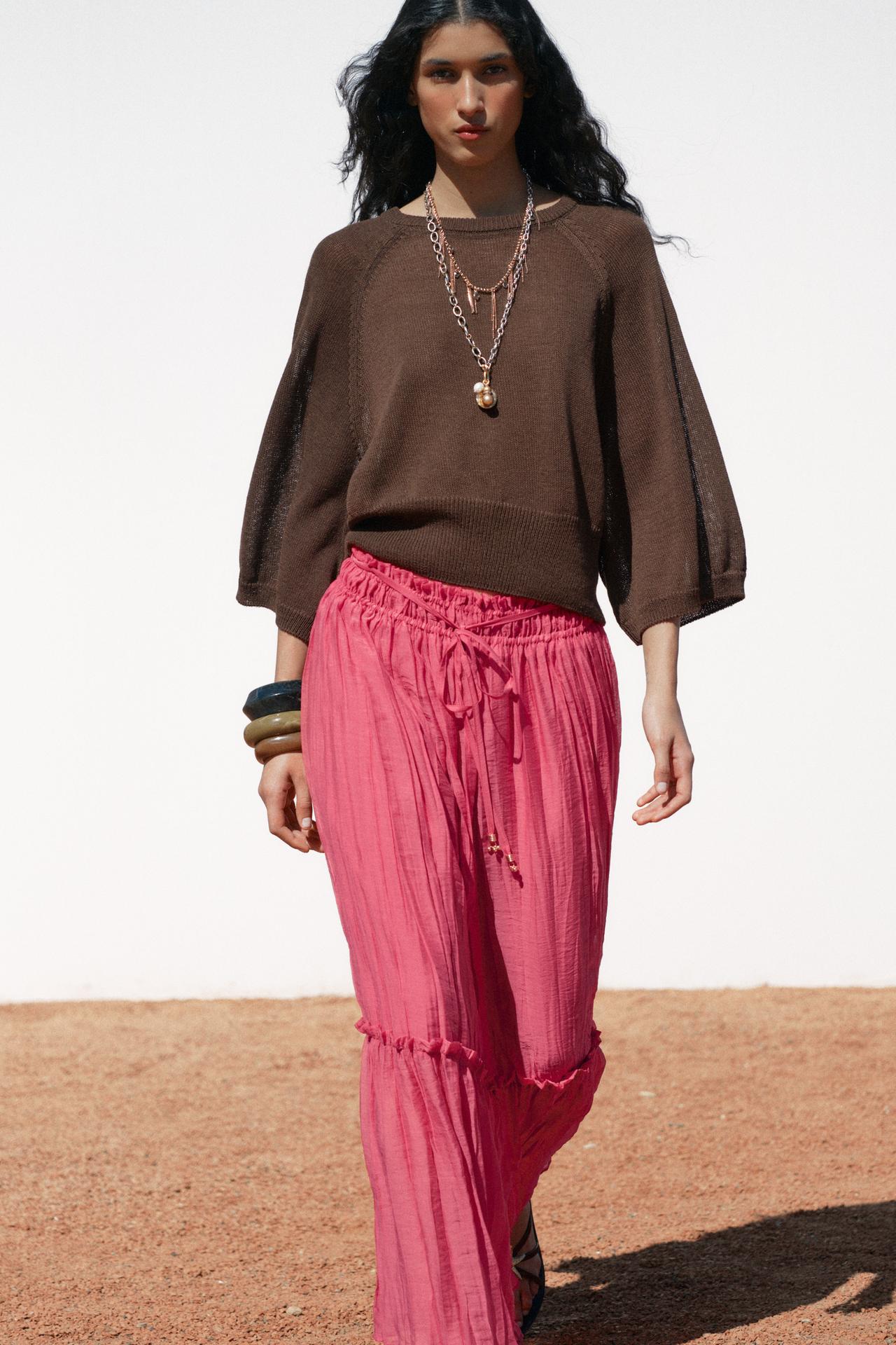 PULL EN MAILLE MANCHE AMPLE