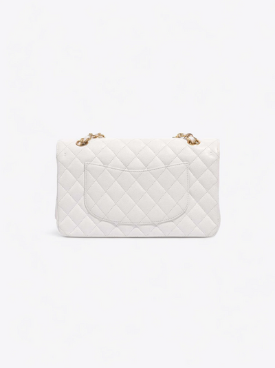 Sac à rabat Chanel Blanc