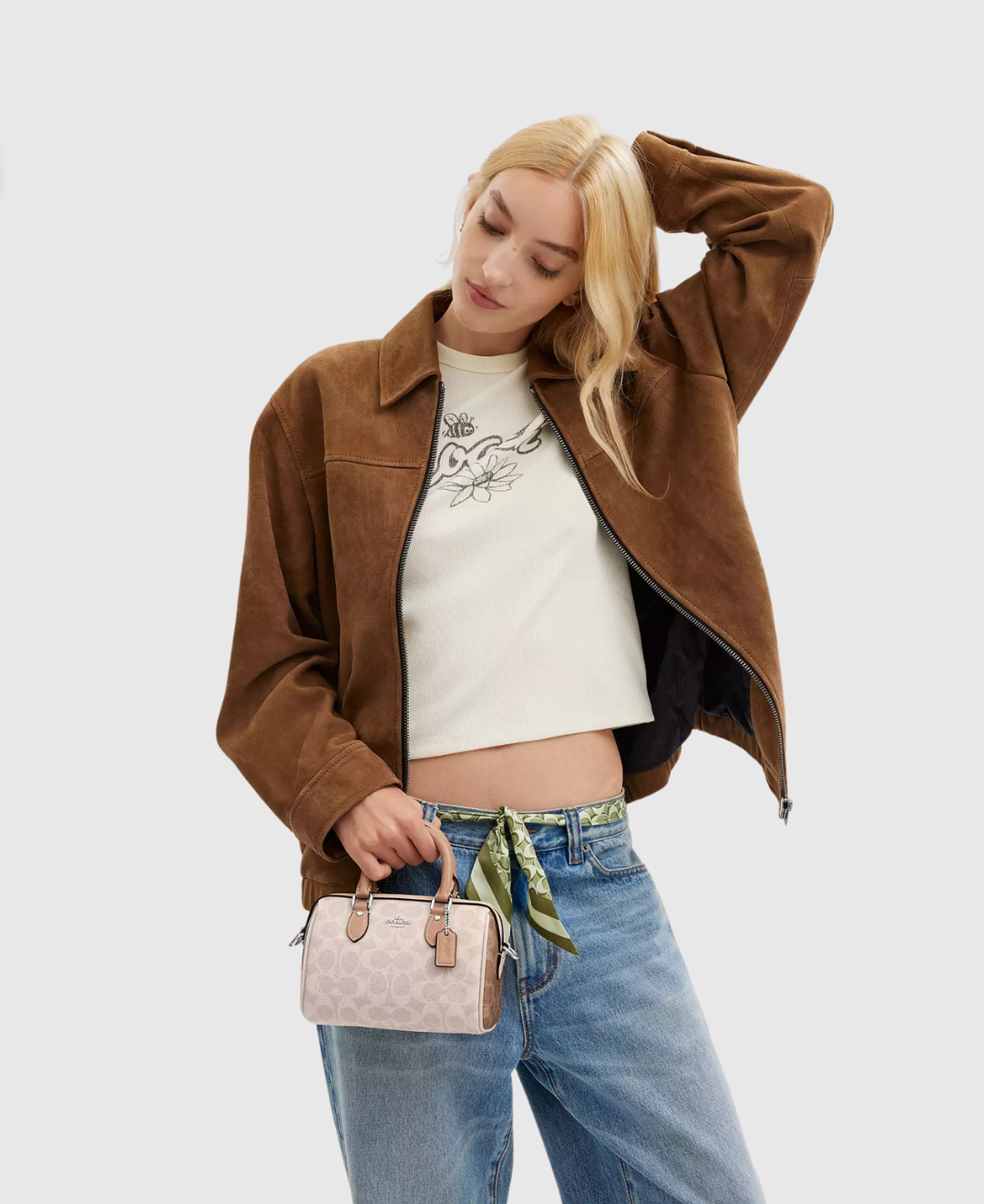 Mini sac Rowan Beige