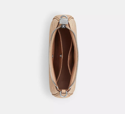 Mini sac bandoulière Teri Toile Marron Coach