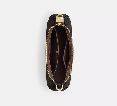 Mini sac bandoulière Teri Toile Noir Coach