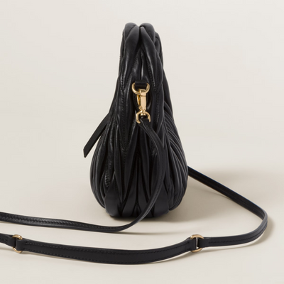 Mini sac Hobo MiuMiu Noir