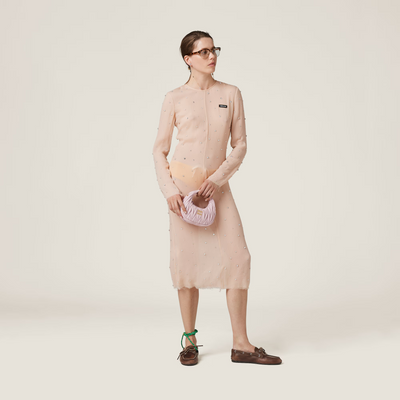 Mini sac Hobo MiuMiu Rose