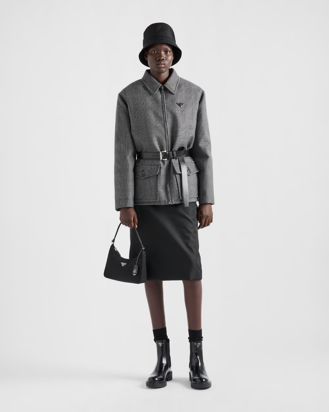 Mini sac Prada Re-Edition 2005 en Re-Nylon