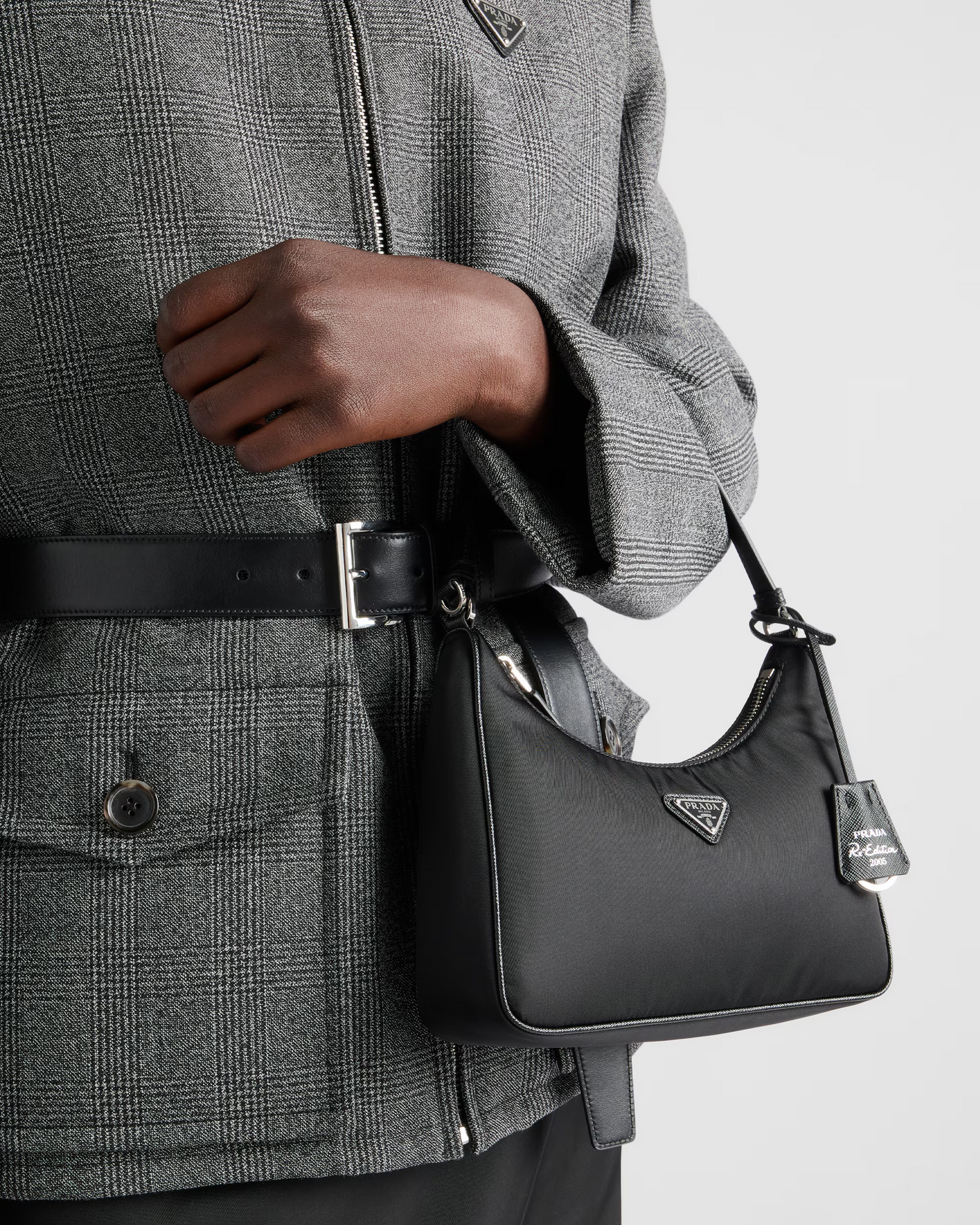 Mini sac Prada Re-Edition 2005 en Re-Nylon