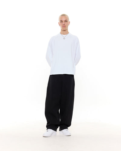 T-SHIRT MANCHES LONGUES - BLANC