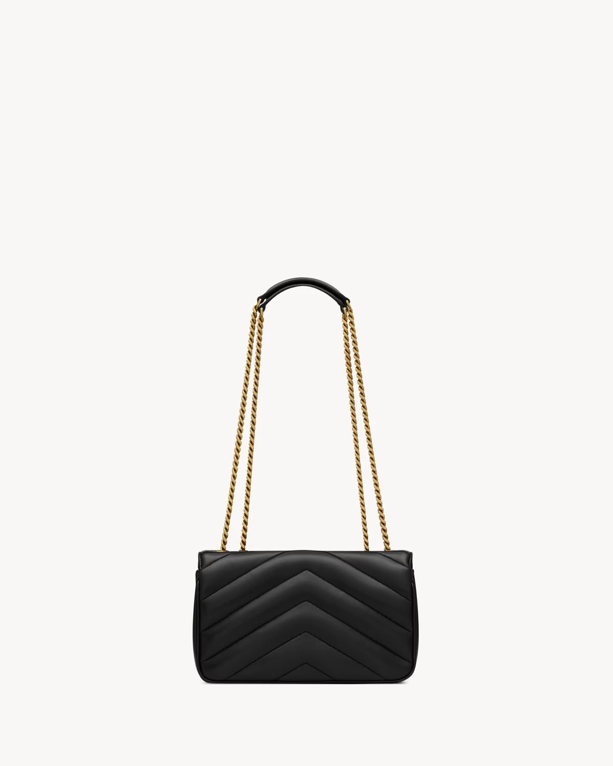 Sac Loulou Cuir Matelassé YSL Noir