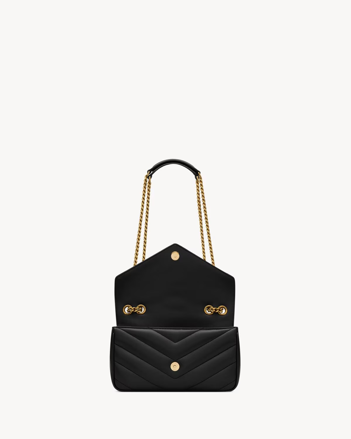 Sac Loulou Cuir Matelassé YSL Noir