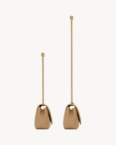 Sac Loulou Cuir Matelassé YSL Natural Tan
