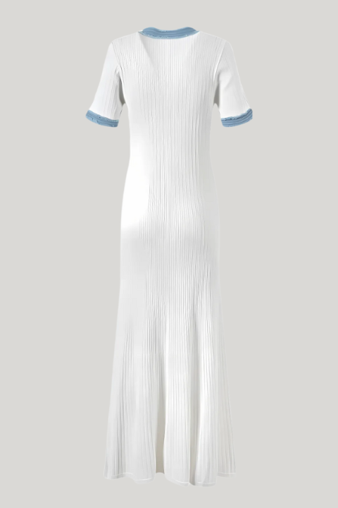 Robe tricotée à boutons dorés - 154877