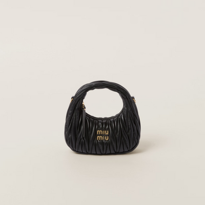 Mini sac Hobo MiuMiu Noir